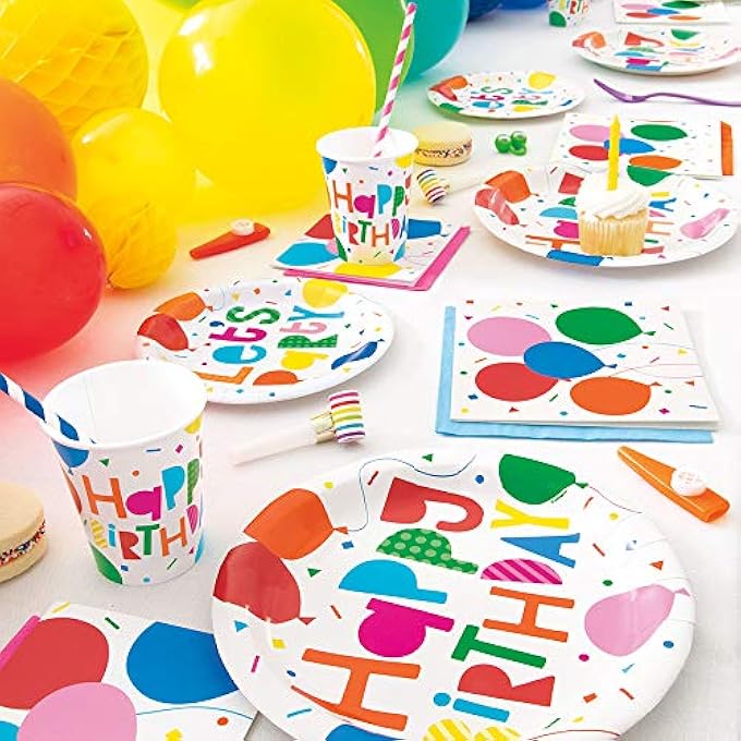 74752 CLASSIC LUNCHEON NAPKINS | COLORFUL BALLOONS THEME - Image 2